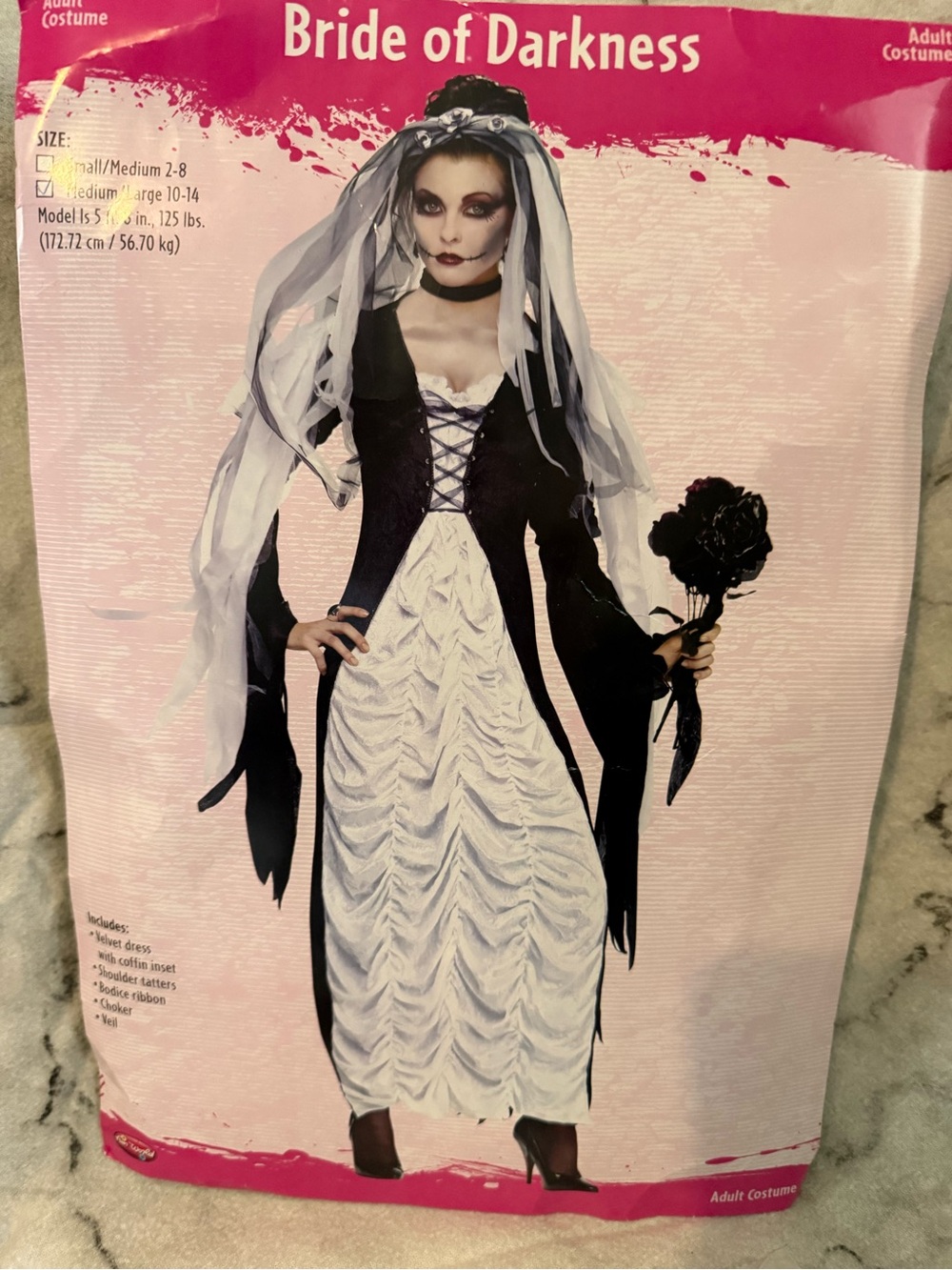 Bride of Darkness Women's Halloween Costume